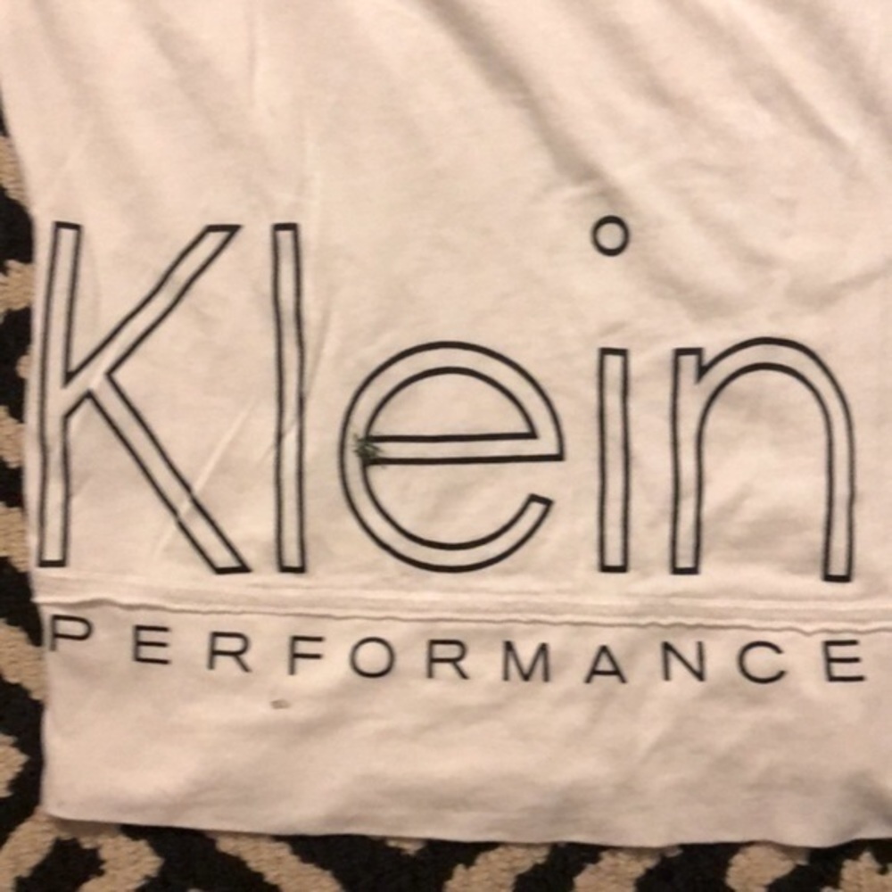 Calvin Klein Performance white Long Sleeve Athletic T-shirt size XS/S - Picture 5 of 5